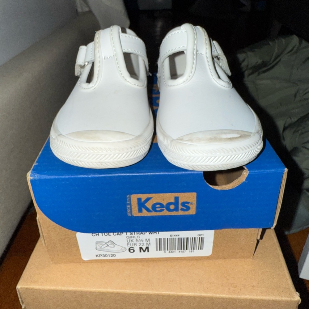 Keds Classic White Toddler Shoes